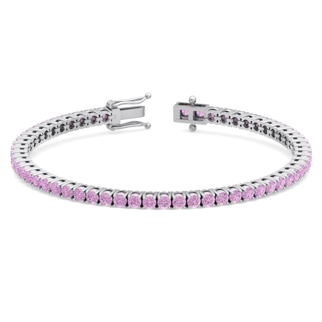 round-cut-prong-set-pink-sapphire-tennis-necklace-solid-white-gold