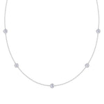 Lara - Diamonds By The Yard Necklace ( 1.10ct total ) - Gem Jewelers Co