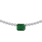 green-emerald-center-stone-and-round-cut-diamond-tennis-necklace-in-14k-white-gold
