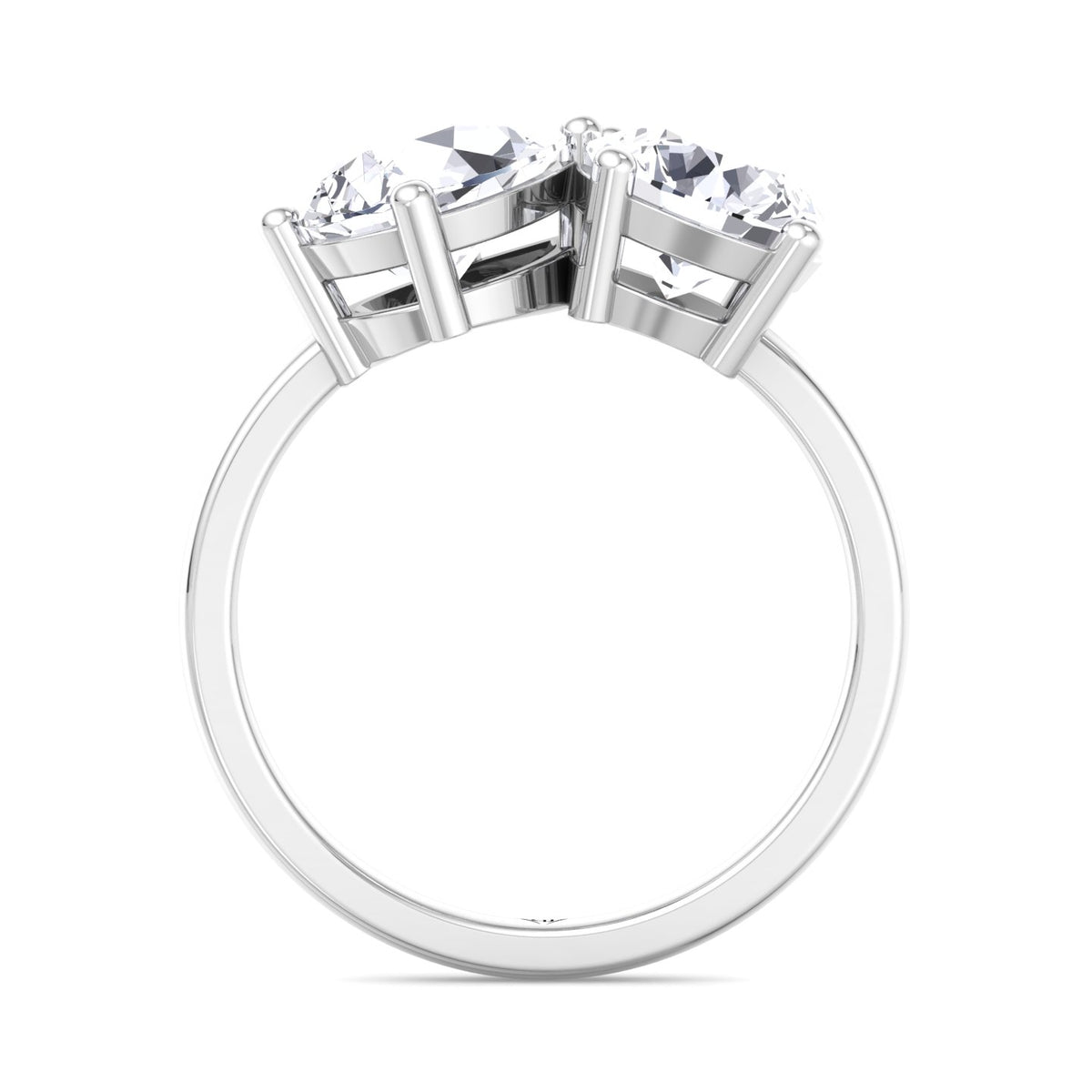 pear-and-round-cut-double-diamond-engagement-ring-solid-white-gold