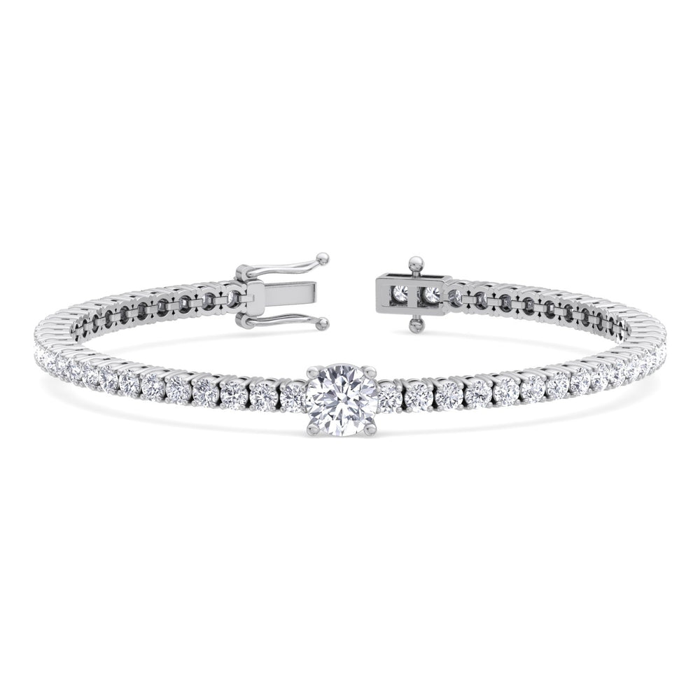 round-cut-center-stone-diamond-tennis-bracelet-solid-white-gold