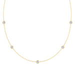 Lara - Diamonds By The Yard Necklace ( 1.10ct total ) - Gem Jewelers Co