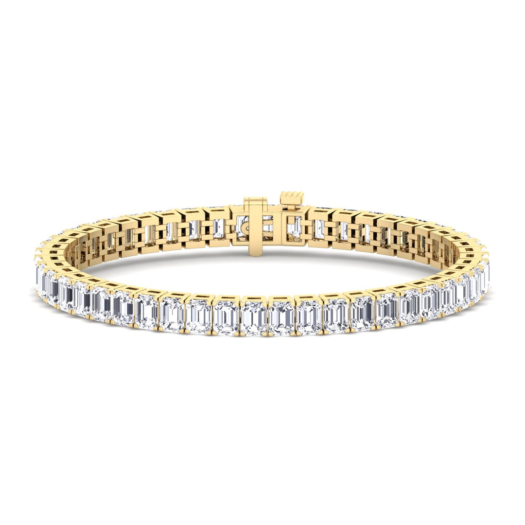 emerald-cut-diamond-tennis-bracelet-solid-yellow-gold