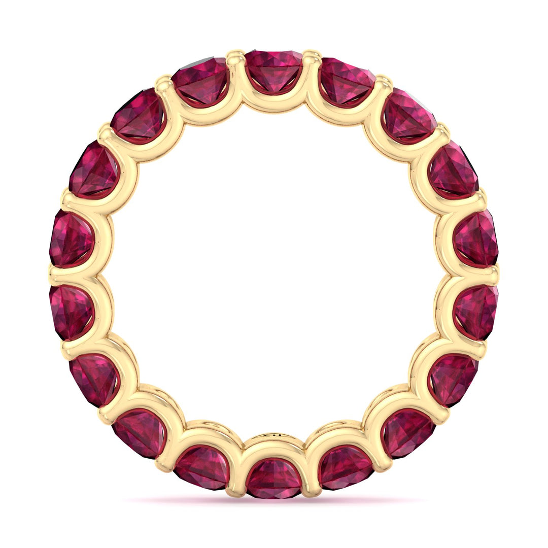 round-cut-red-ruby-eternity-band-in-yellow-gold