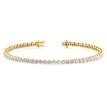 3CT Round Diamond Tennis Bracelet In 18K Gold - Gem Jewelers Co