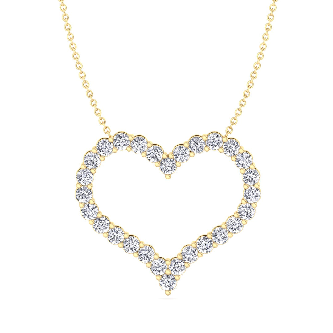 open-heart-diamond-pendant-necklace-yellow-gold