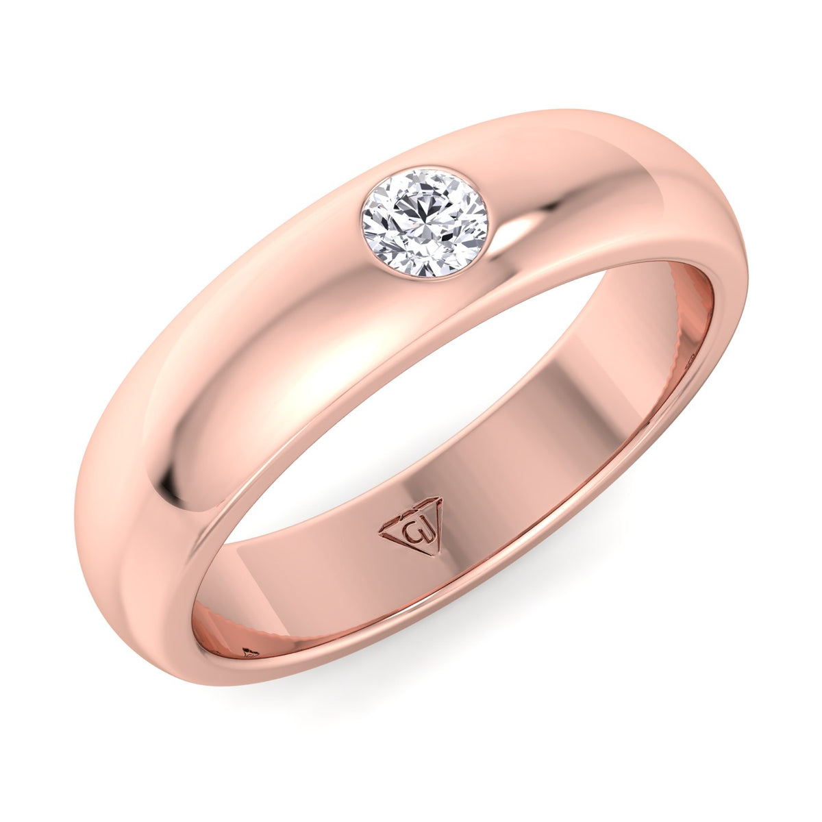 mens-single-diamond-band-in-rose-gold