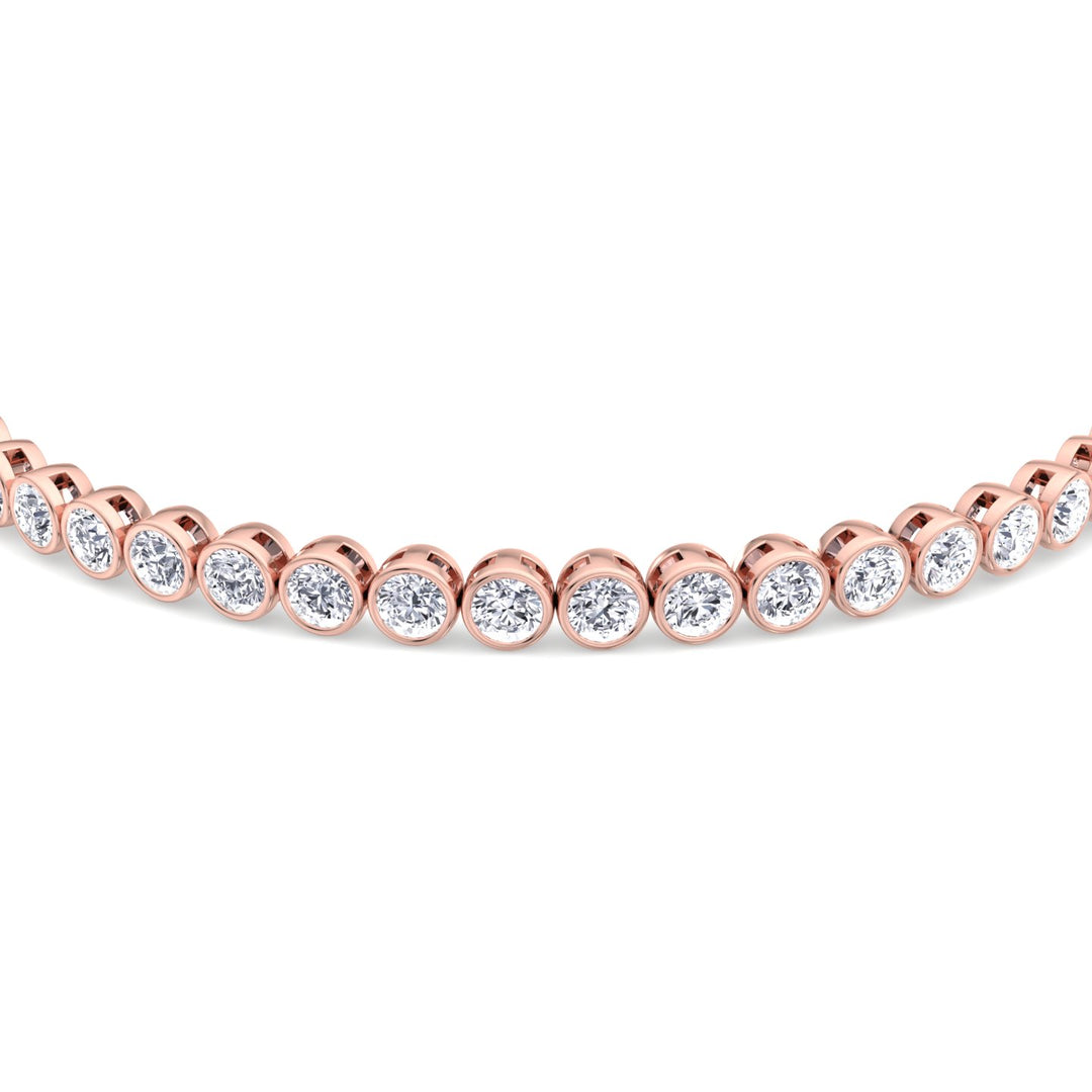 round-cut-bezel-set-diamond-tennis-bracelet-solid-rose-gold