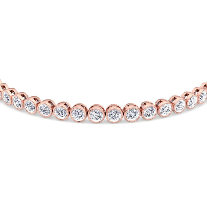 round-cut-bezel-set-diamond-tennis-bracelet-solid-rose-gold