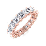 Naviti - Asscher Cut Diamond Eternity Band - Gem Jewelers Co