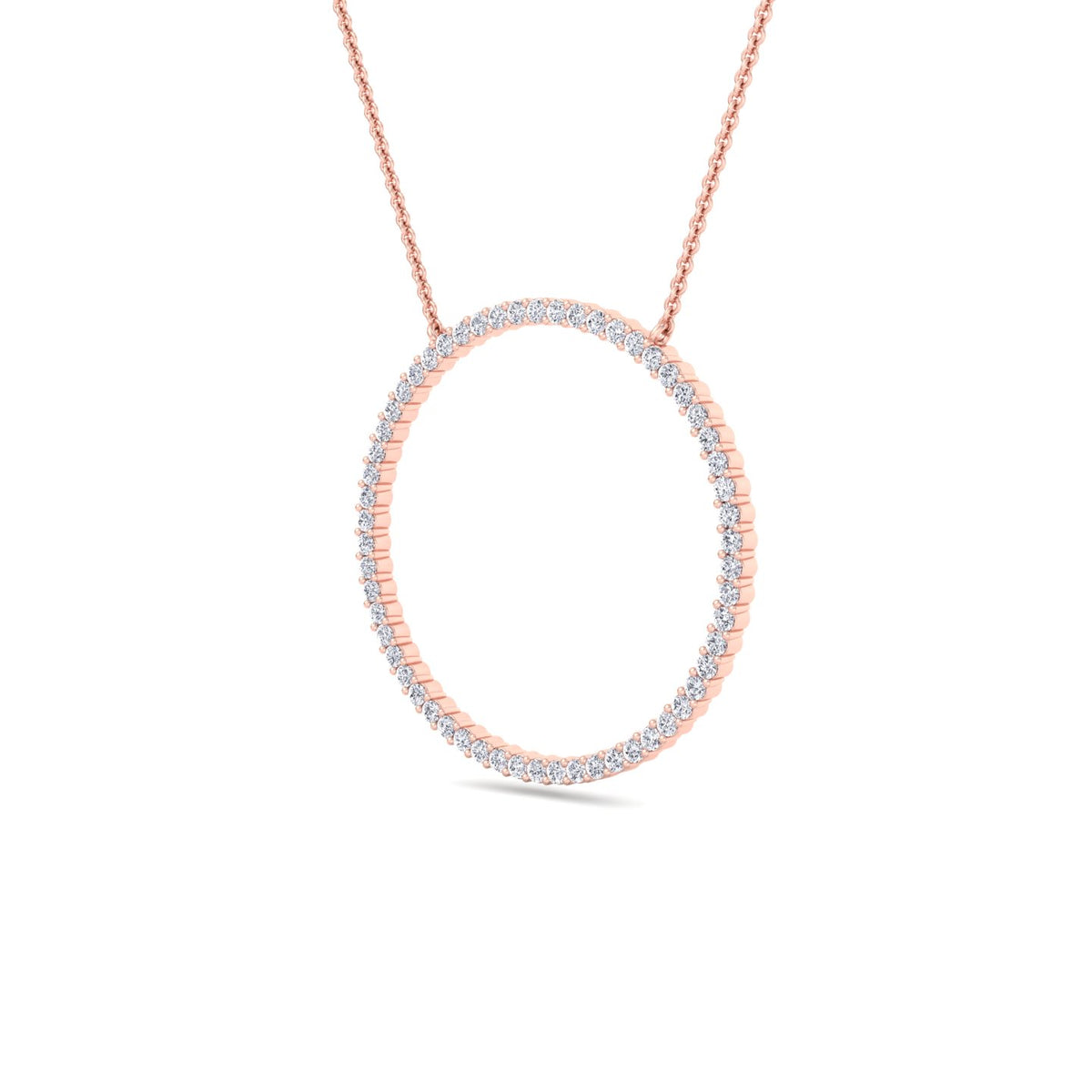 rose-gold-big-circle-diamond-necklace