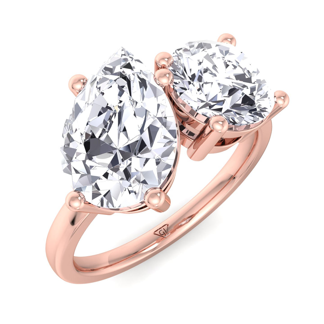 pear-and-round-double-diamond-engagement-ring-in-solid-rose-gold