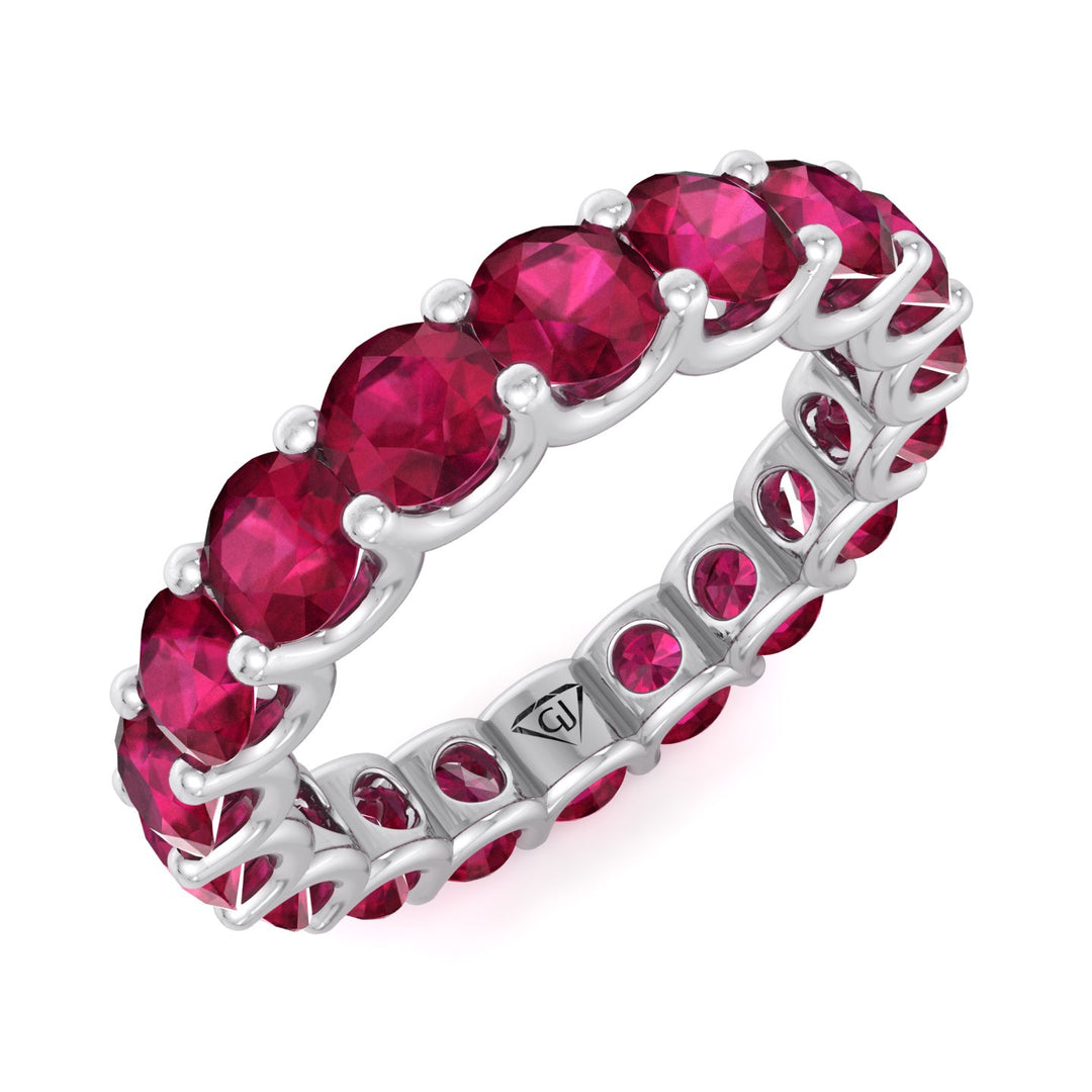 round-cut-red-ruby-eternity-band-in-solid-white-gold