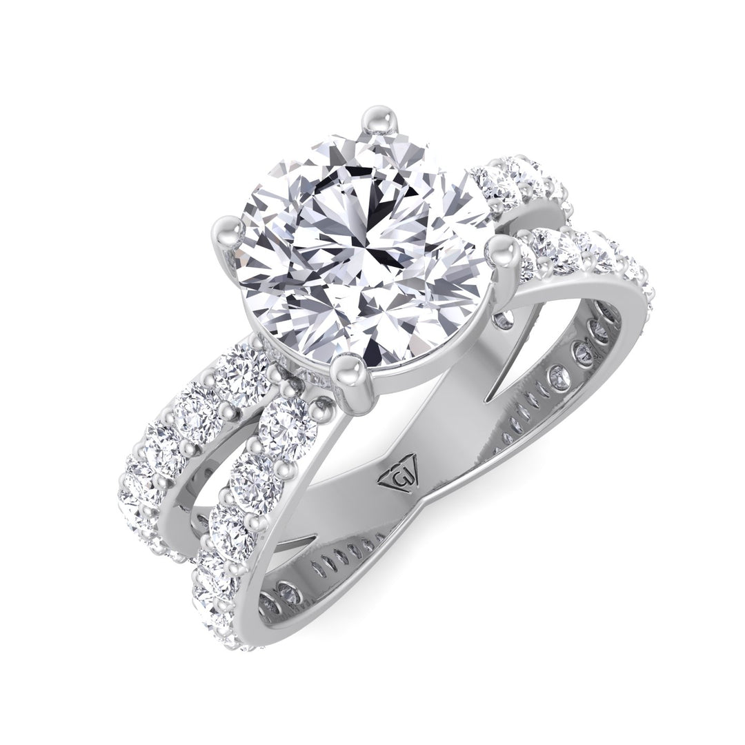 split-double-band-round-diamond-ring-with-side-stones