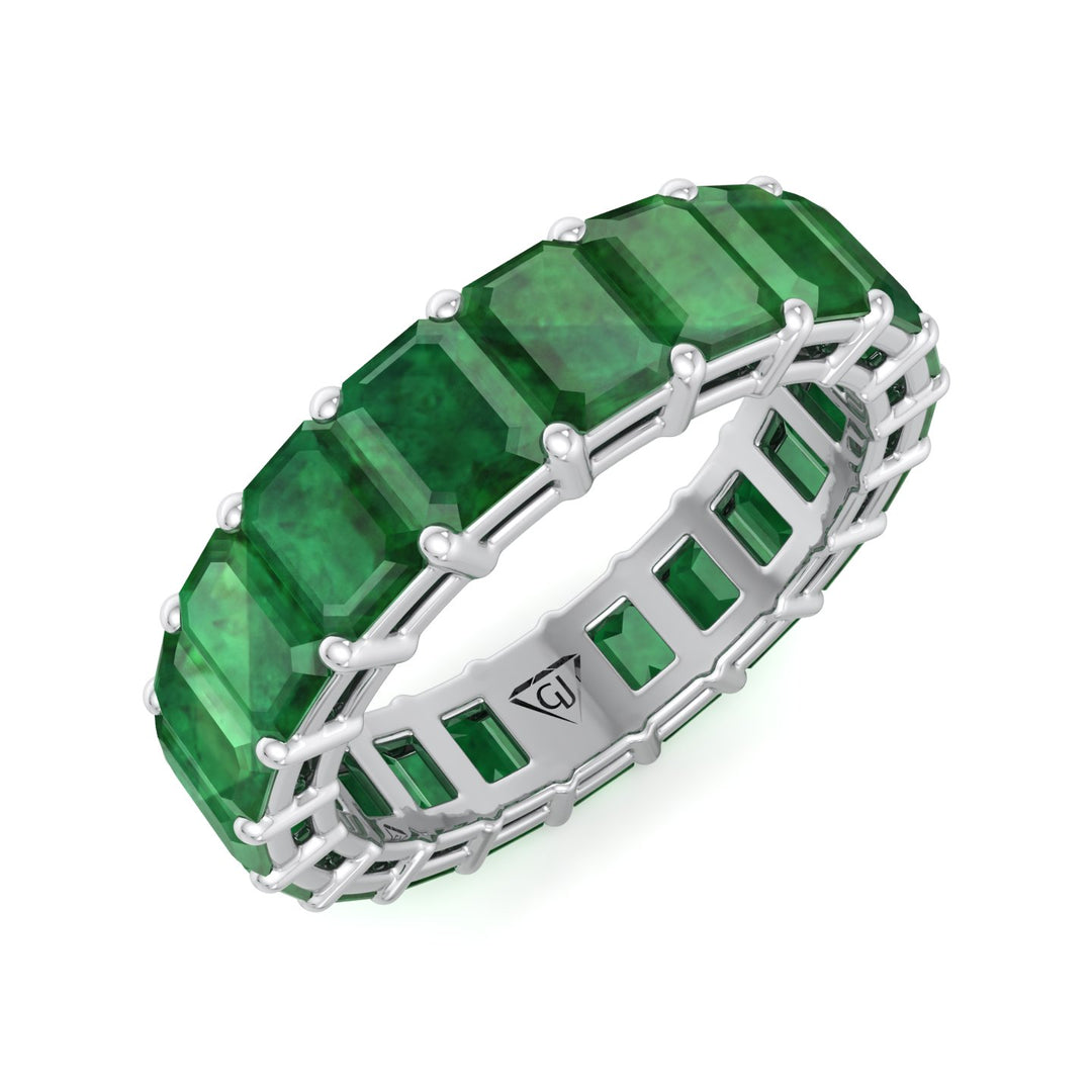 emerald-cut-emerald-eternity-band-solid-white-gold