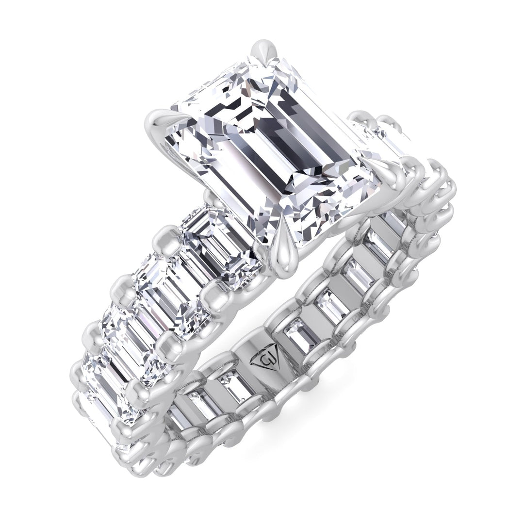 emerald-cut-diamond-eternity-engagement-ring-u-prong-setting-in-solid-white-gold