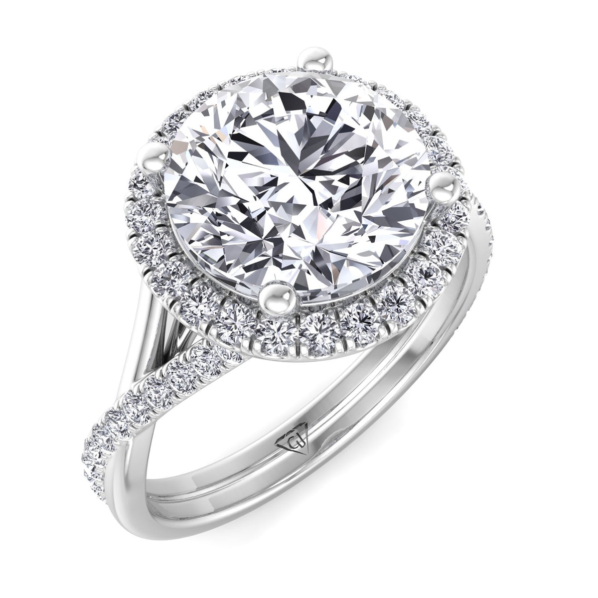 round-cut-diamond-halo-crossover-band-ring-in-solid-white-gold