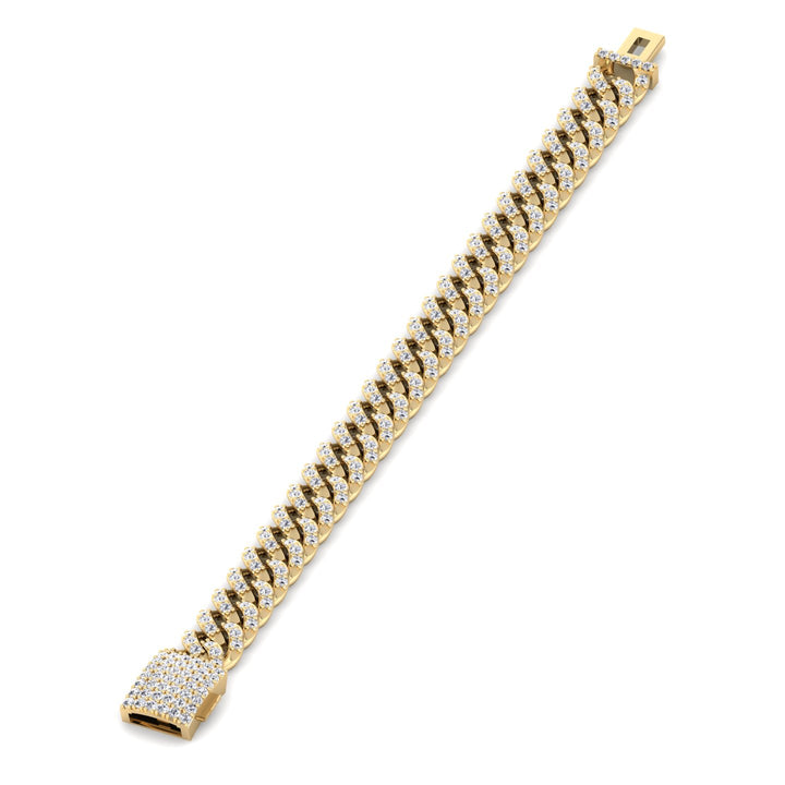 mens-pave-set-diamond-cuban-link-bracelet-yellow-gold