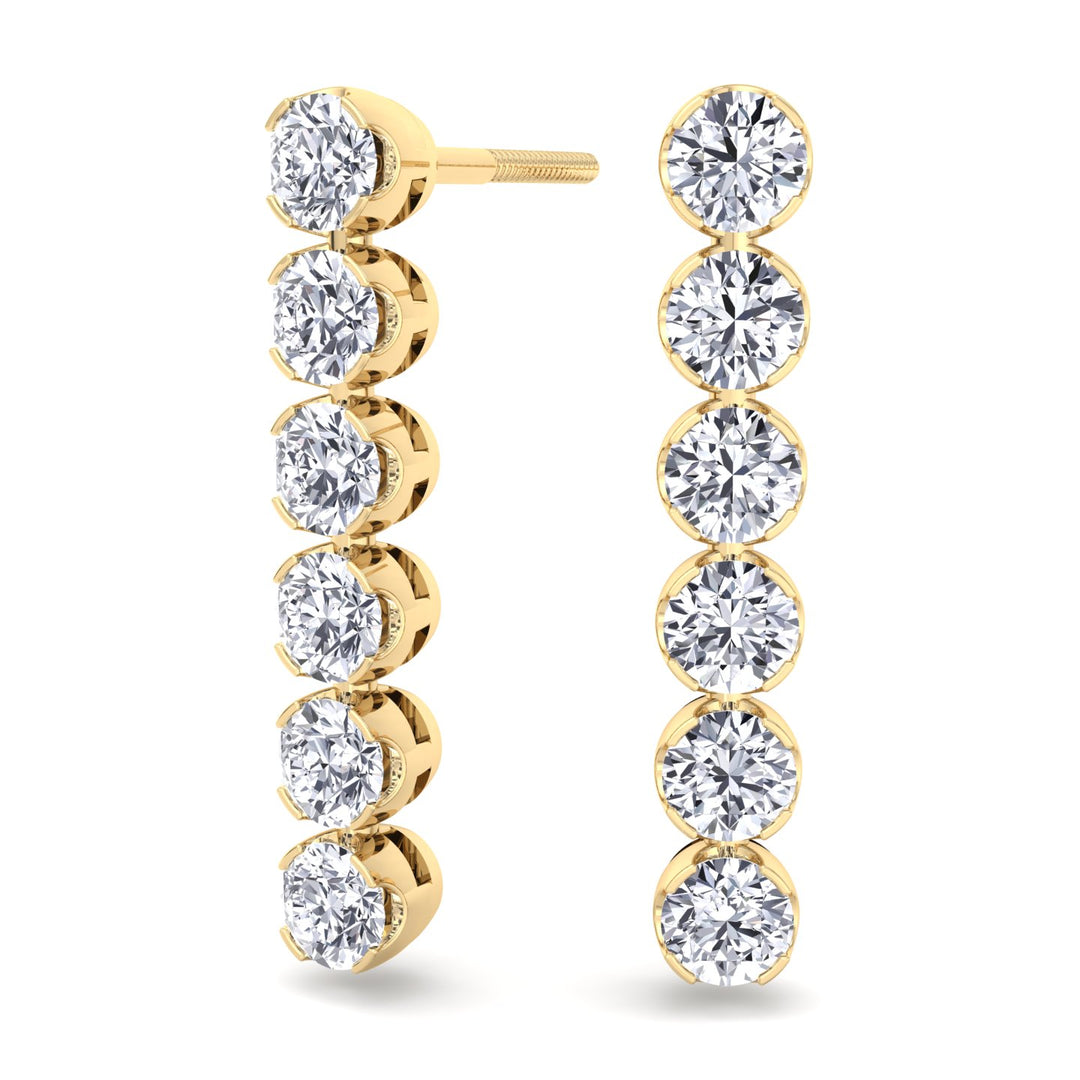 diamond-tennis-earrings-in-yellow-gold