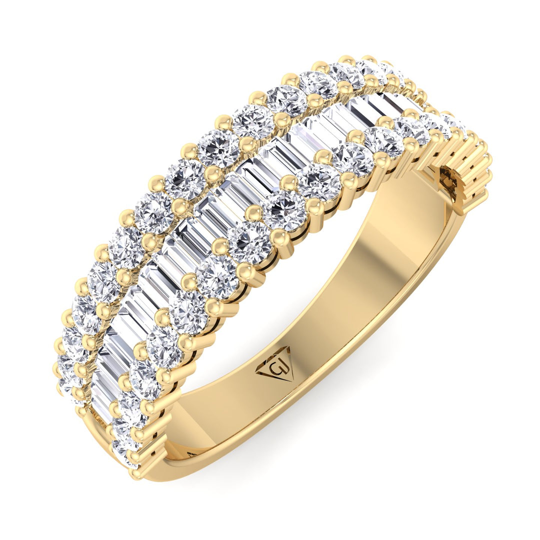 round-and-baguette-half-way-diamond-eternity-band-in-solid-yellow-gold