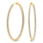 diamond-hoop-earrings