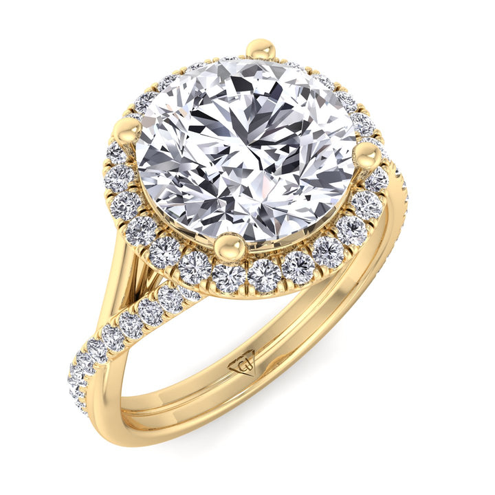  round-cut-diamond-halo-crossover-band-ring-in-solid-yellow-gold