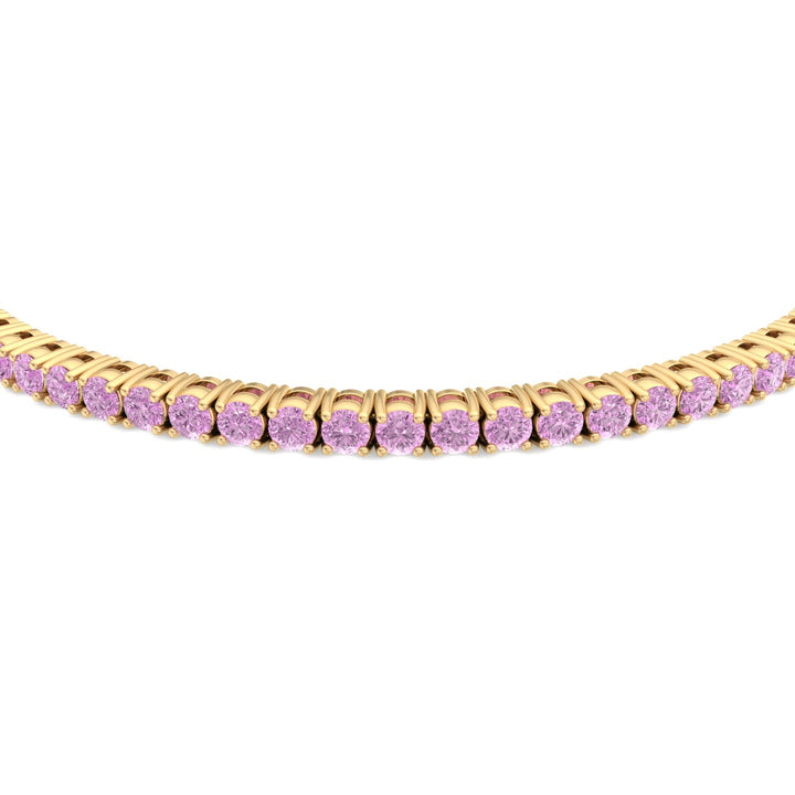 round-cut-pink-sapphire-tennis-bracelet-solid-yellow-gold