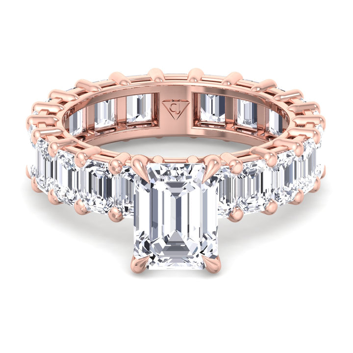 emerald-cut-diamond-eternity-engagement-ring-rose-gold