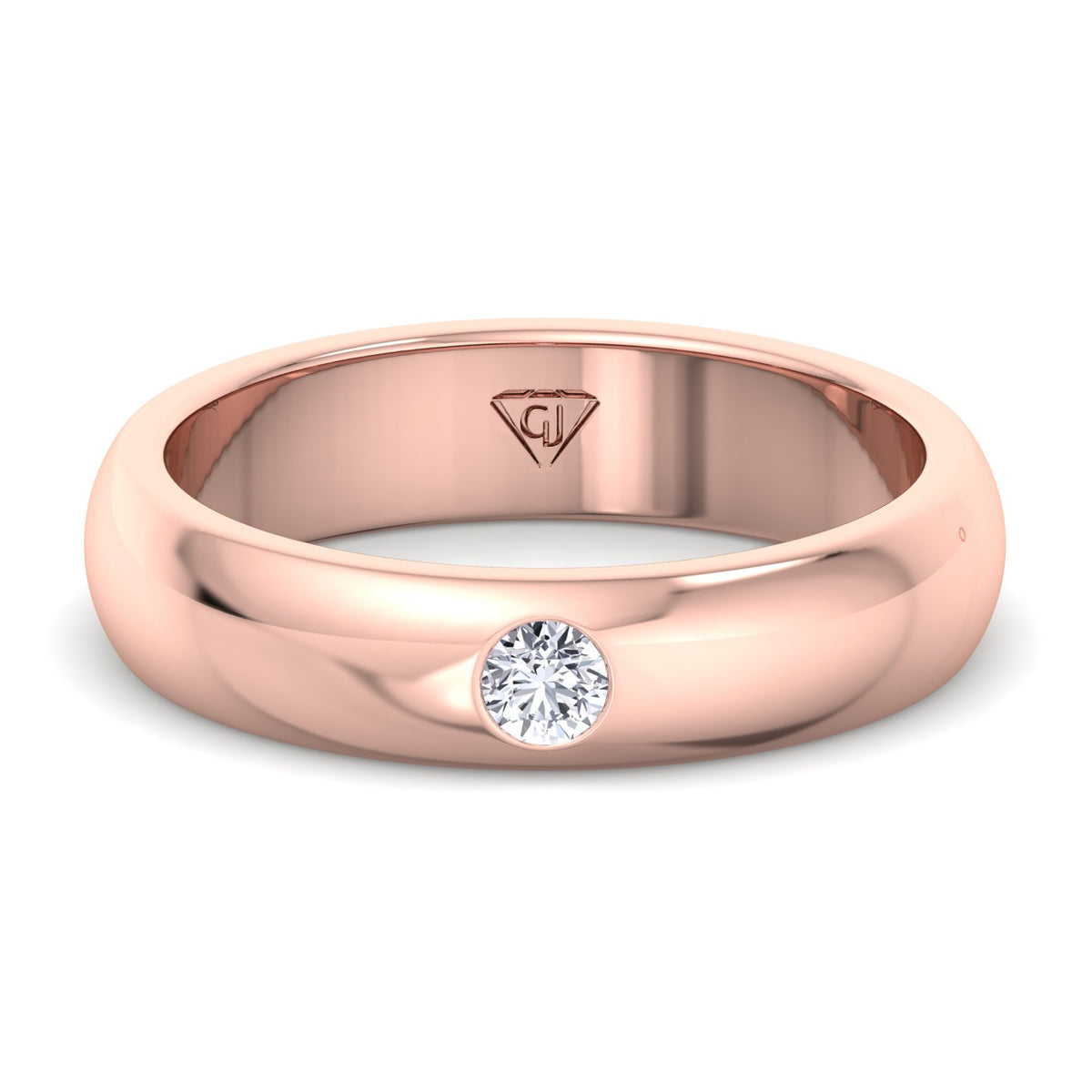 mens-single-diamond-band-in-rose-gold