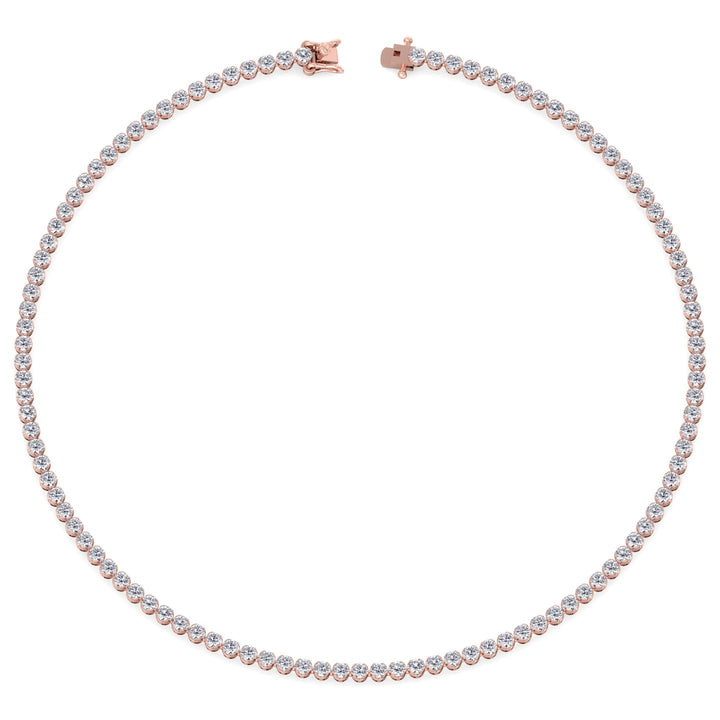crown-prong-diamond-tennis-necklace-rose-gold