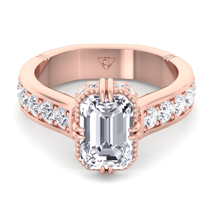emerald-engagement-ring-with-side-stones-and-invisible-halo-solid-rose-gold