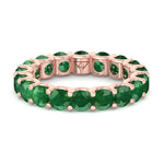 round-green-emerald-eternity-band-solid-rose-gold