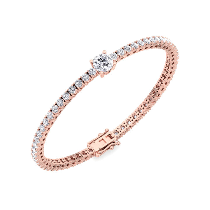 round-cut-center-stone-diamond-tennis-bracelet-solid-rose-gold