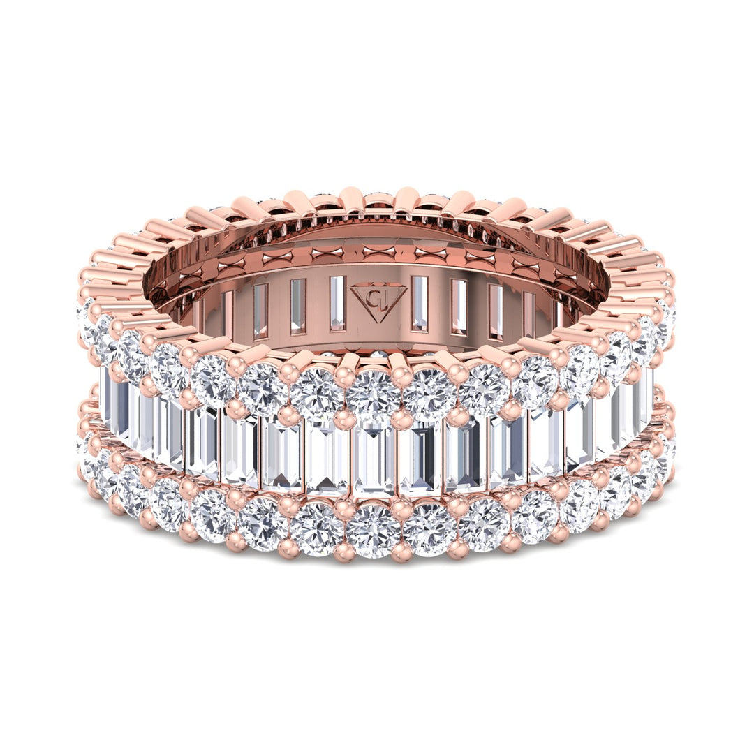 round-cut-and-baguette-cut-diamond-ring-solid-rose-gold