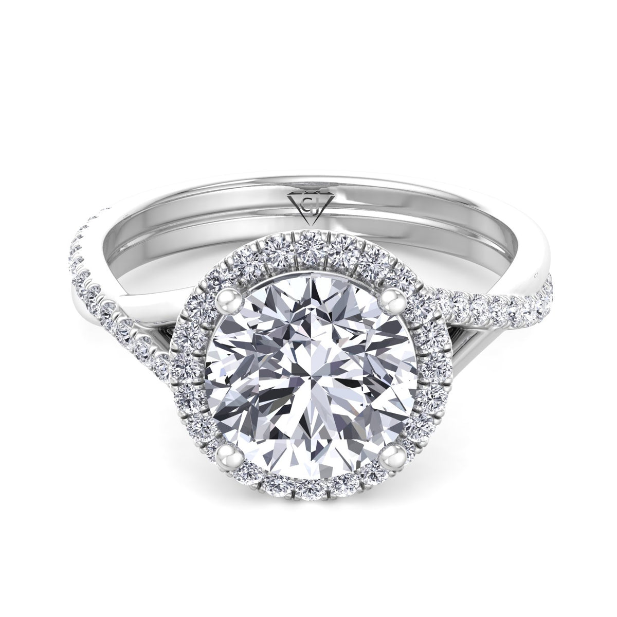 round-diamond-halo-crossover-band-ring-white-gold