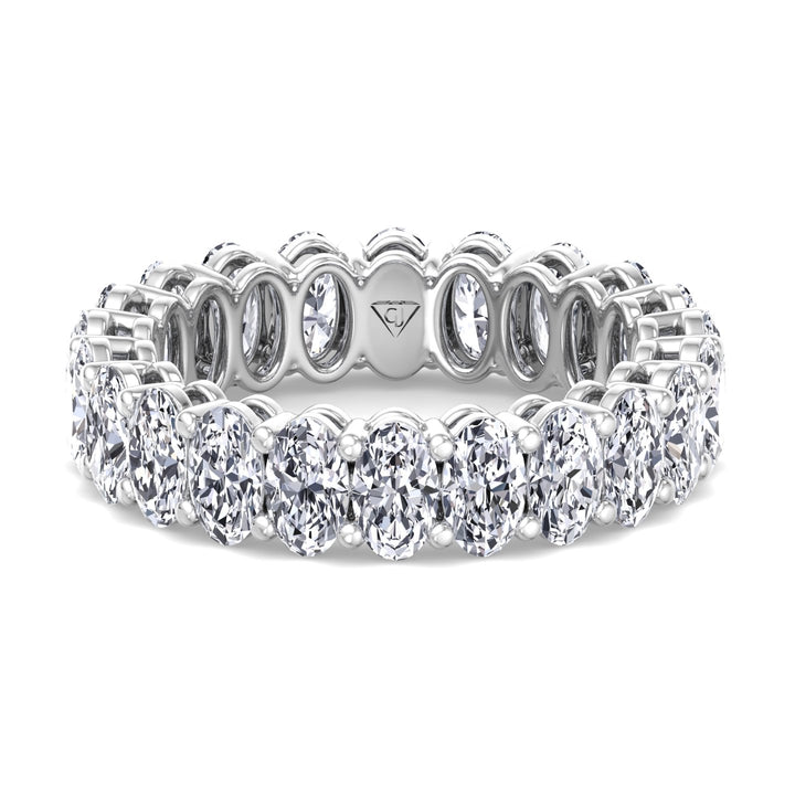 oval-cut-diamond-eternity-band-in-solid-white-gold