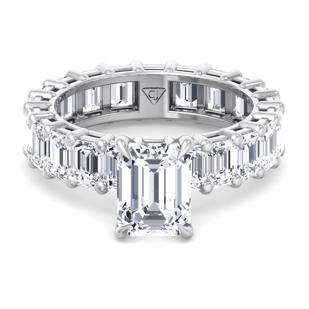  emerald-cut-diamond-eternity-engagement-ring-solid-white-gold