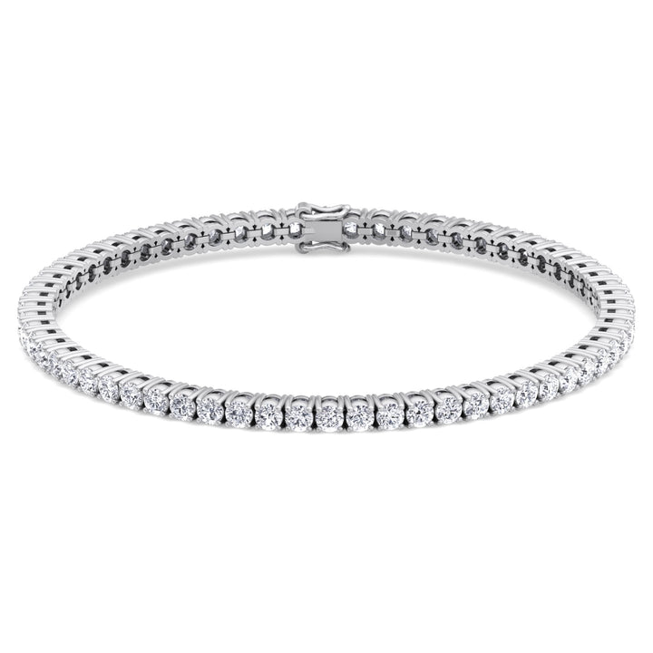 4-prong-round-diamond-tennis-bracelet-in-solid-white-gold