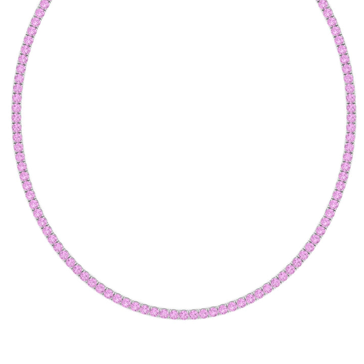 round-cut-pink-sapphire-tennis-necklace-white-gold