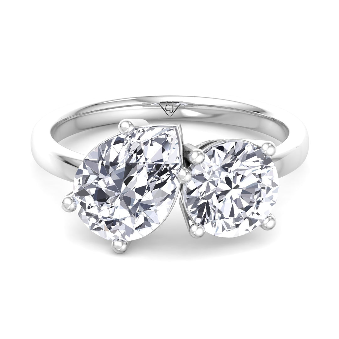 pear-round-double-diamond-engagement-ring-in-solid-white-gold