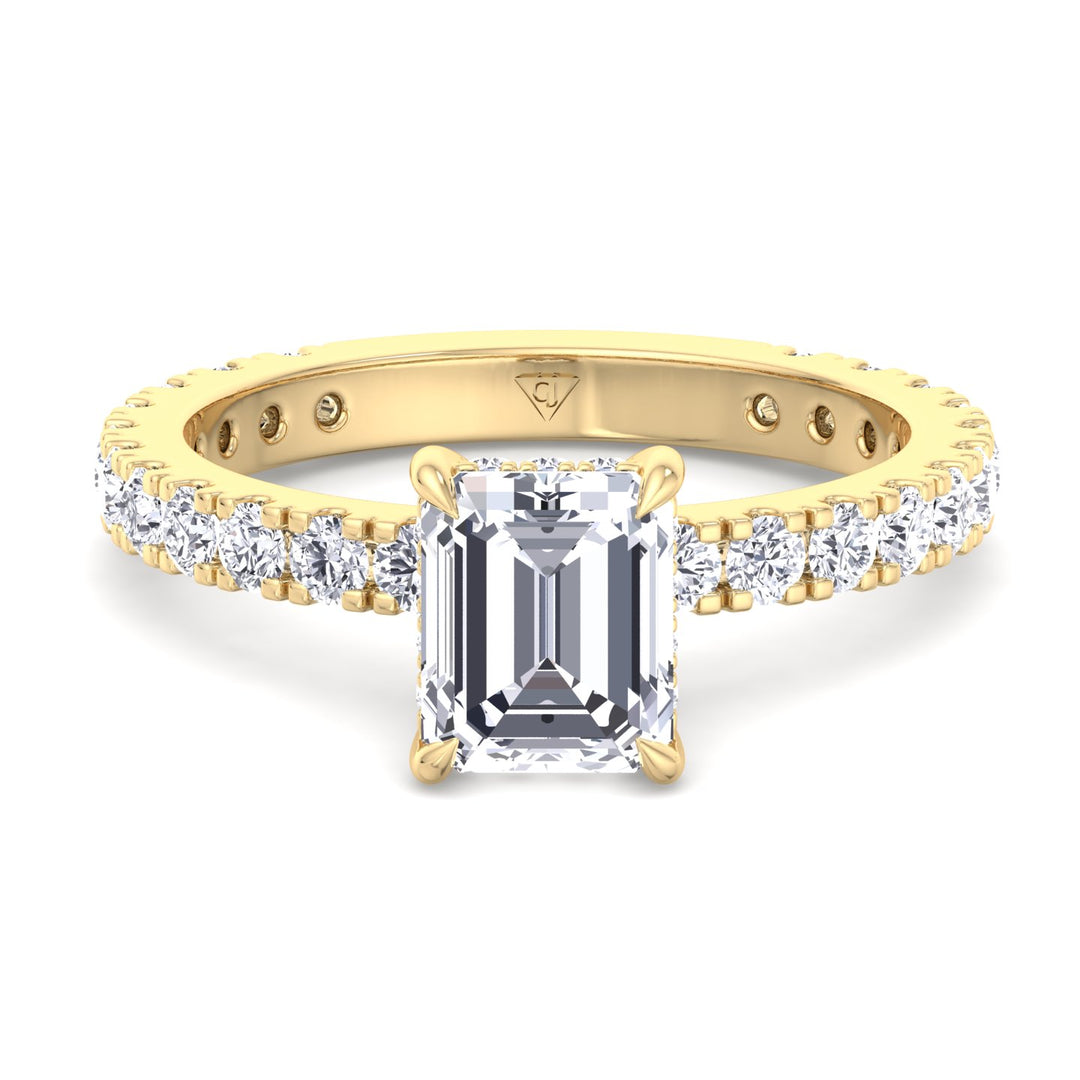 emerald-cut-diamond-engagement-ring-with-hidden-halo-and-side-stones-yellow-gold