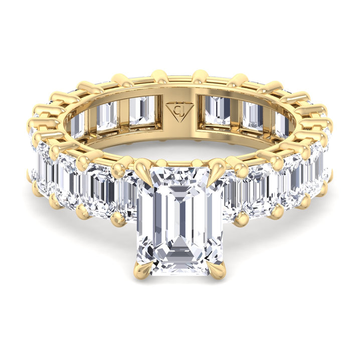 emerald-cut-diamond-eternity-engagement-ring-yellow-gold