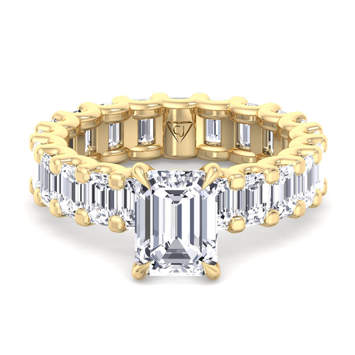 4-carat-emerald-cut-diamond-eternity-engagement-ring-u-prong-setting-in-yellow-gold