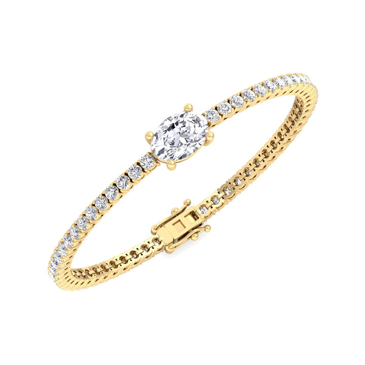 oval-cut-center-stone-diamond-tennis-bracelet-solid-yellow-gold