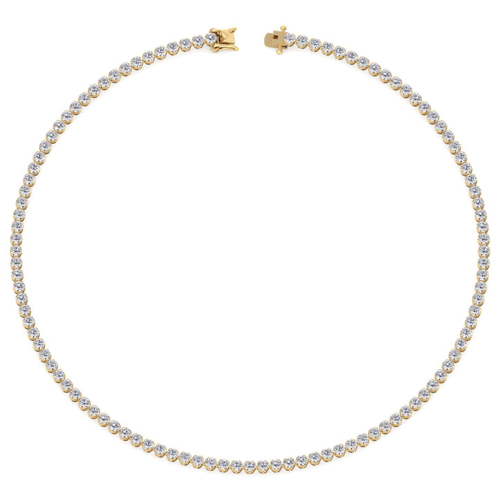 crown-prong-illusion-setting-diamond-tennis-necklace-yellow-gold