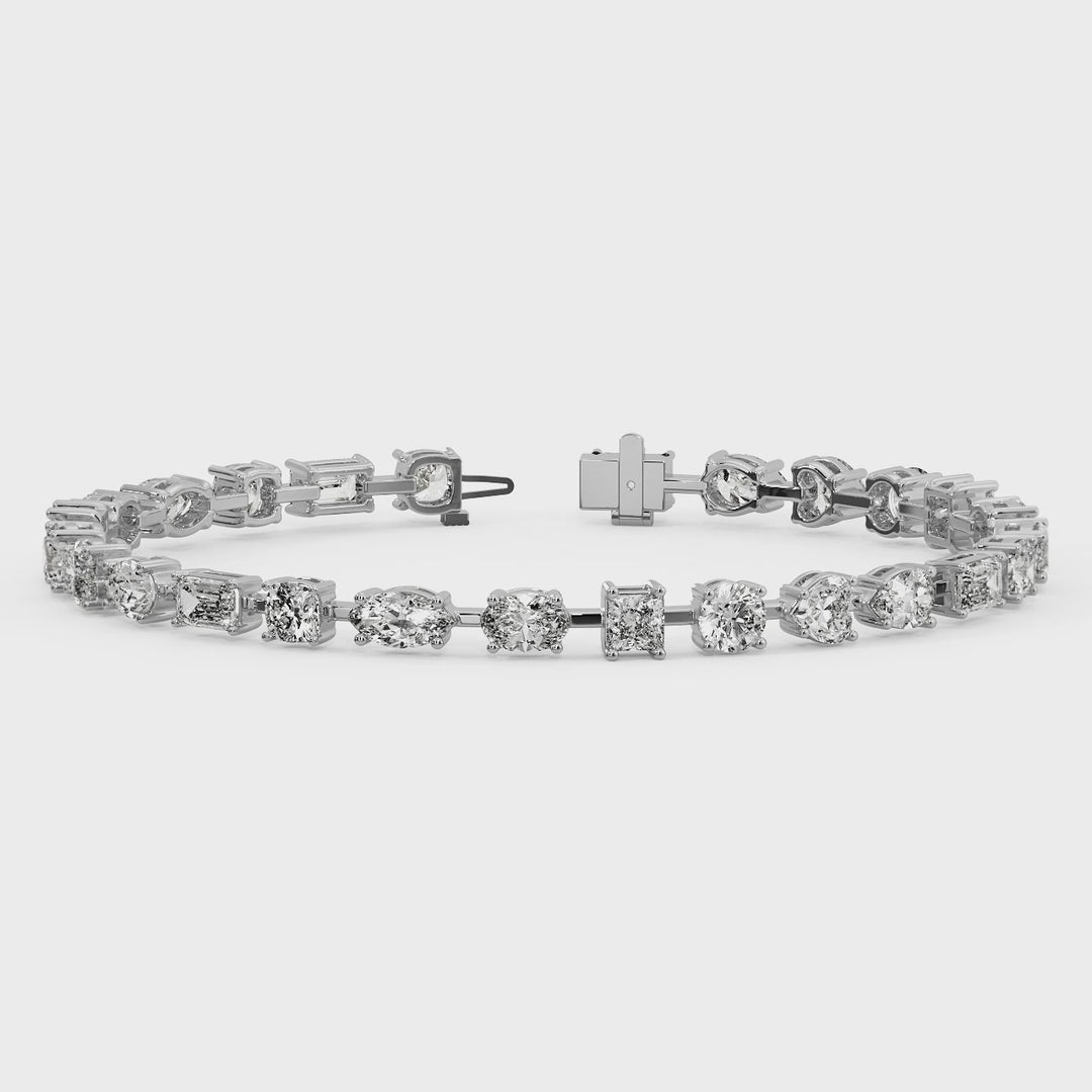 10.50-carat-total-weight-multi-shape-combo-diamond-tennis-bracelet-white-gold