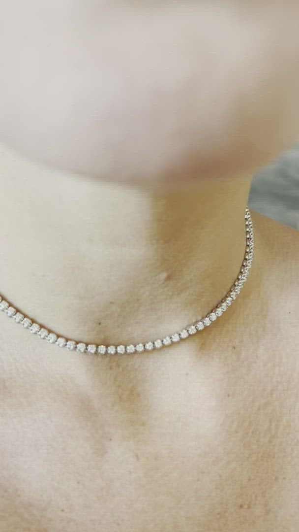 adjustable-diamond-tennis-necklace-set-in-14k-white-gold-4-prong-setting