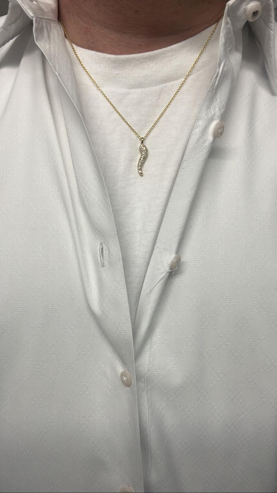 Gold diamond italian horn Clearance