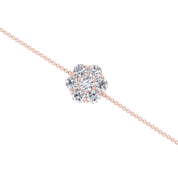 diamond-cluster-flower-rolo-bracelet-in-18k-rose-gold-chain