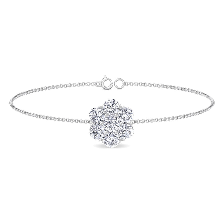 diamond-cluster-flower-rolo-bracelet-solid-white-gold